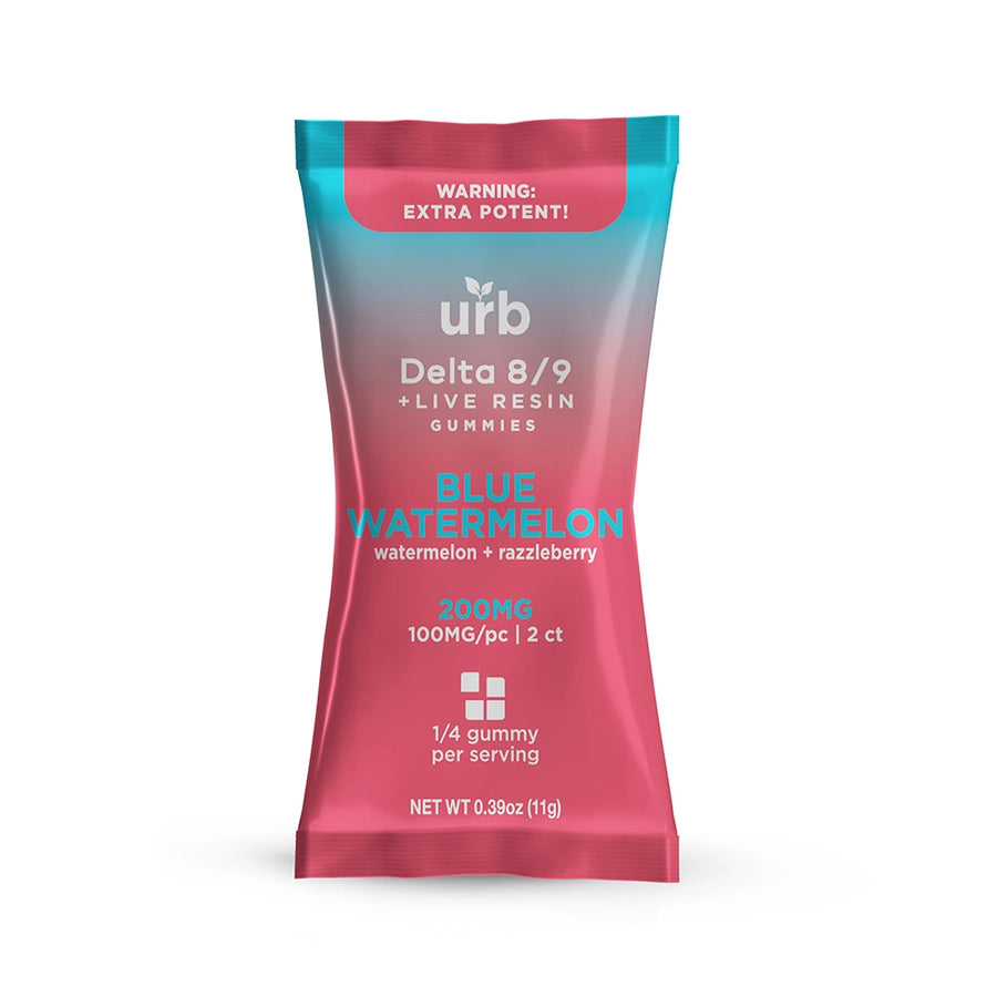 Urb D8/D9 gummies 2pk- Blue Watermelon