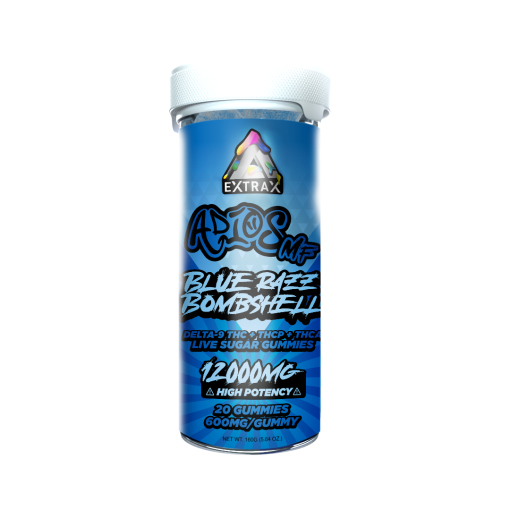 Extrax AdiosMF 12,000mg jar- Blue Razz Bombshell