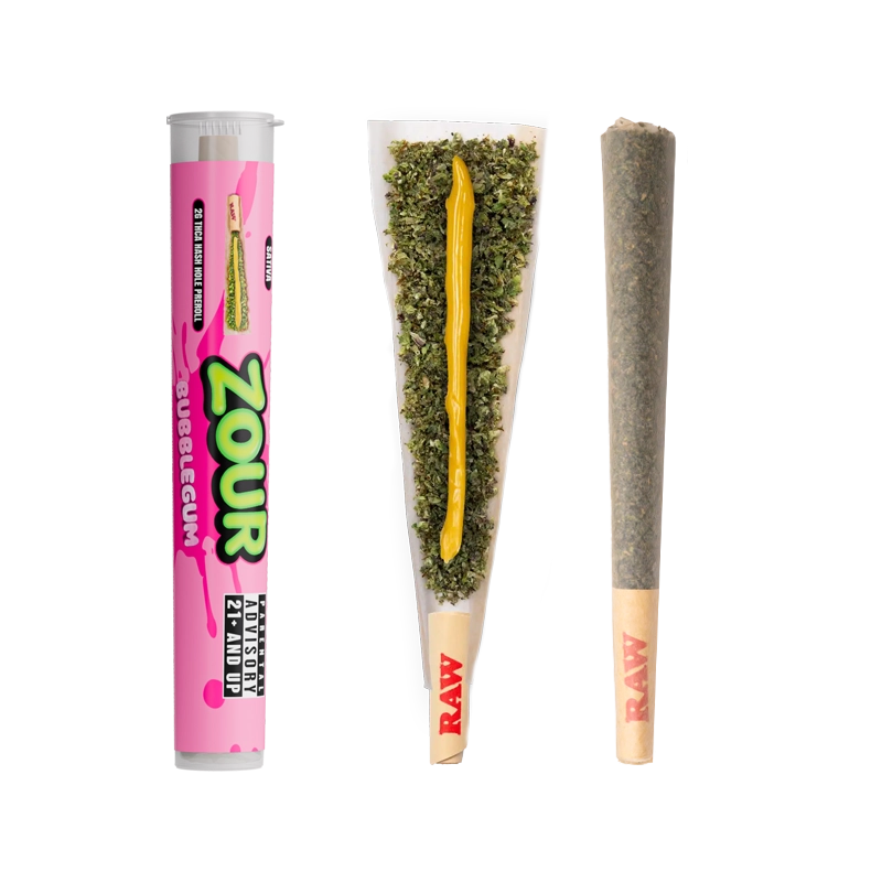 Zour Stash- Pre-Roll 1pk Bubblegum Sativa