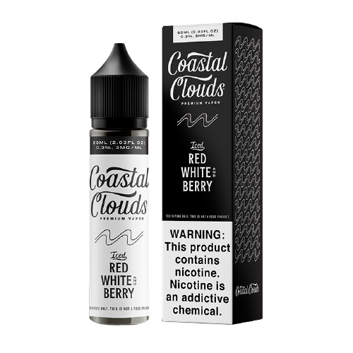 Coastal Cloud Iced- Red White & Berry 6mg