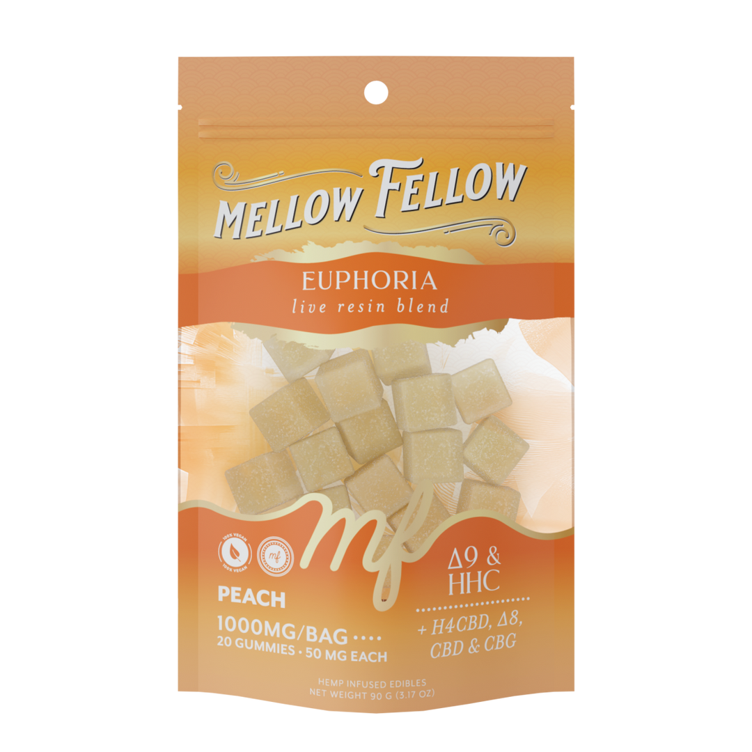 Mellow Fellow- M-fusions Edibles- 1000mg Peach