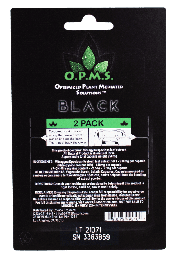 Opms- Black 2 Capsules