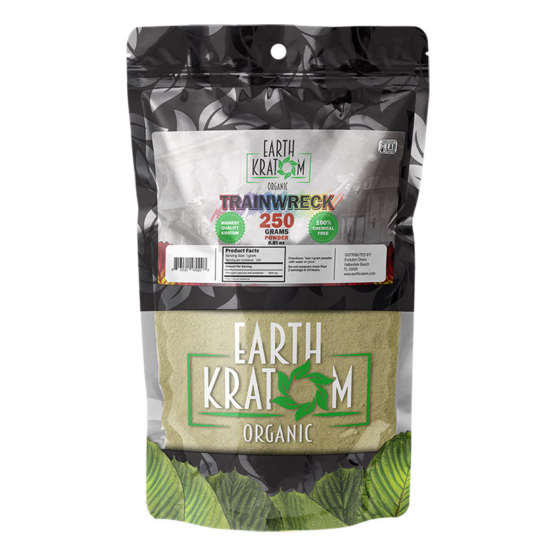 EARTH KRATOM 250 Gram Powder- TRAINWRECK