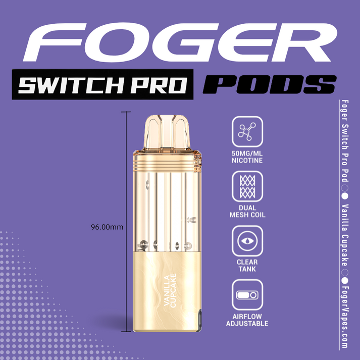Foger Pod- Vanilla Cupcake
