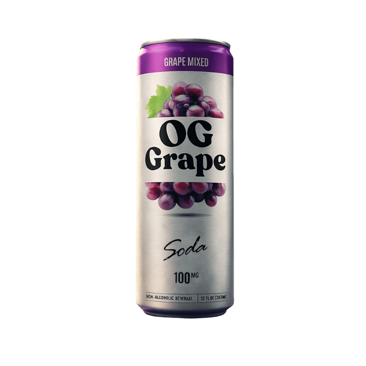 Sticky Green- 100mg Soda- Og Grape