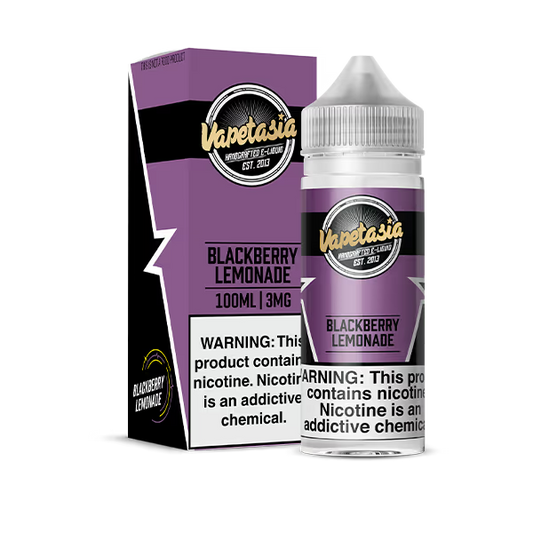 VAPETASIA E-LIQUID 100ML BLACKBERRY LEMONADE - 6MG