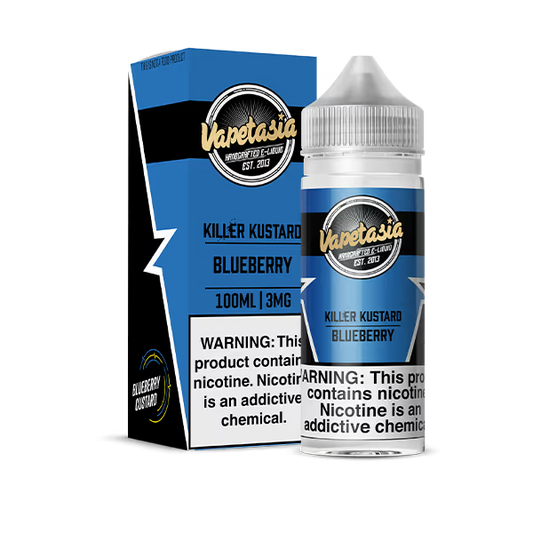 VAPETASIA E-LIQUID 100ML KILLER FRUITS BLUEBERRY - 3MG