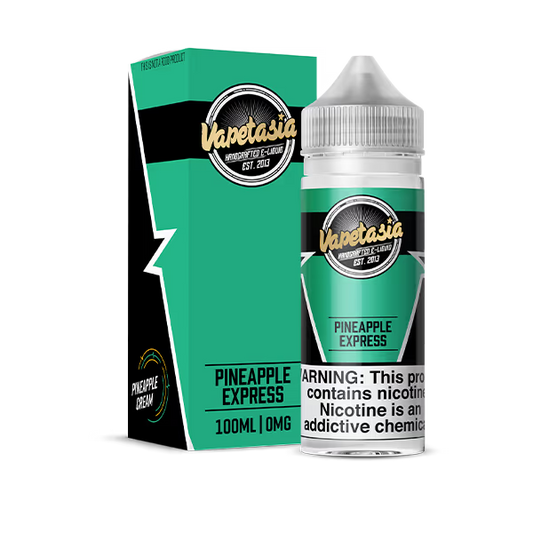 VAPETASIA E-LIQUID 100ML PINEAPPLE EXPRESS - 6MG