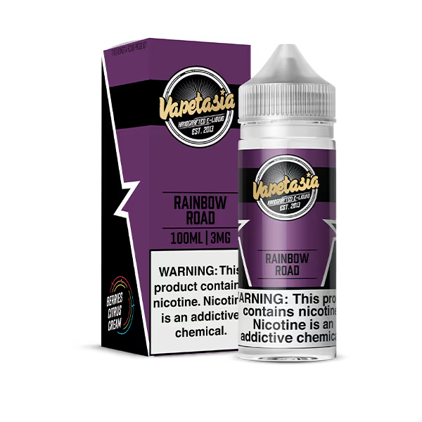VAPETASIA E-LIQUID 100ML RAINBOW ROAD - 3MG