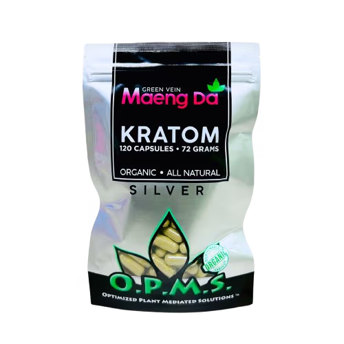 Opms- Green Vein Maeng Da 120 Capsules
