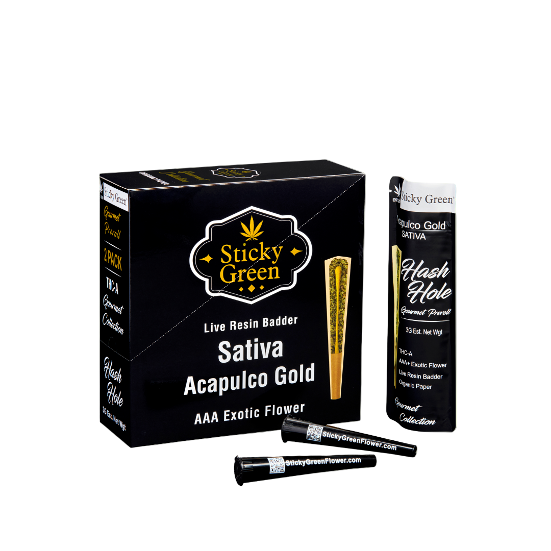 Stickygreen Hash Hole- Acapulco Gold Sativa