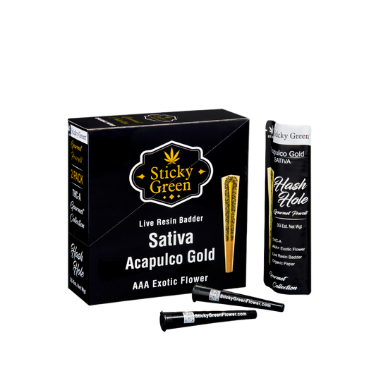 Stickygreen Hash Hole- Acapulco Gold Sativa