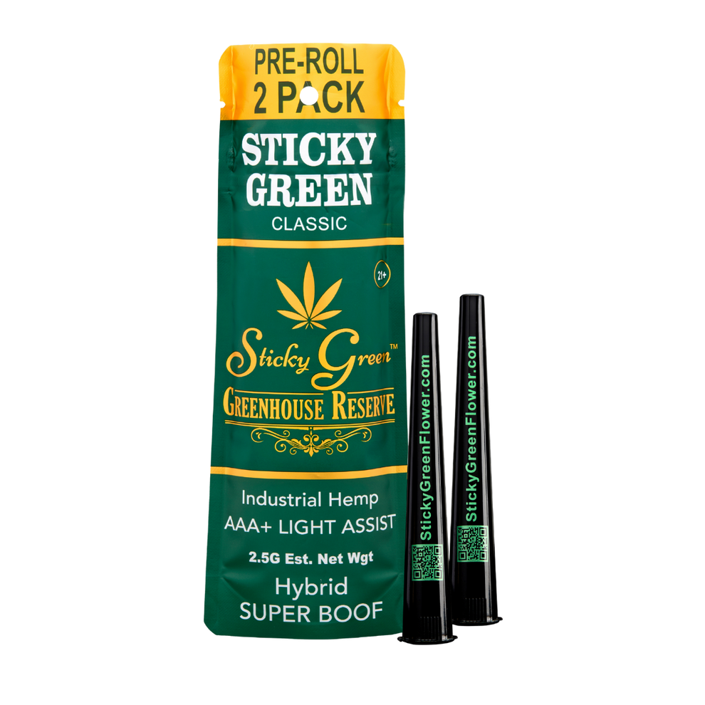 Sticky Green- Greenhouse Reserve Pre-Roll Hybrid