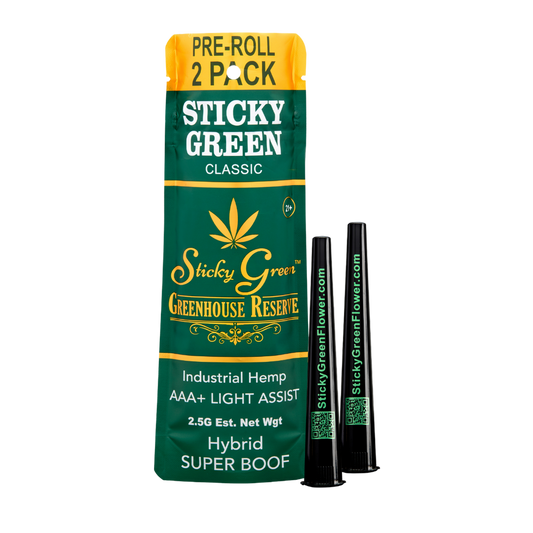 Sticky Green- Greenhouse Reserve Pre-Roll Hybrid