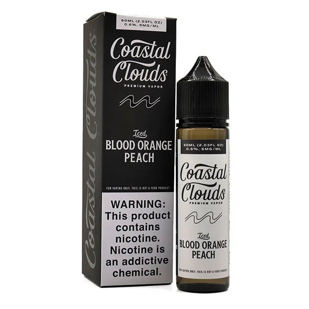 Coastal Cloud Iced- Blood Orange Peach 6mg