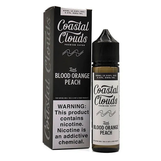 Coastal Cloud Iced- Blood Orange Peach 6mg