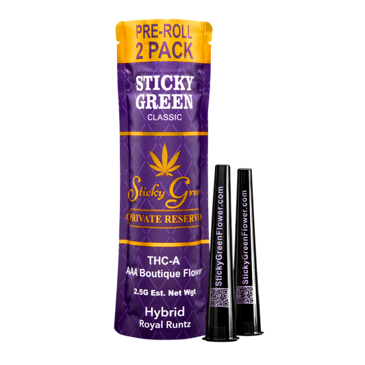 Sticky Green- Private Reserve Pre-Roll Hybrid