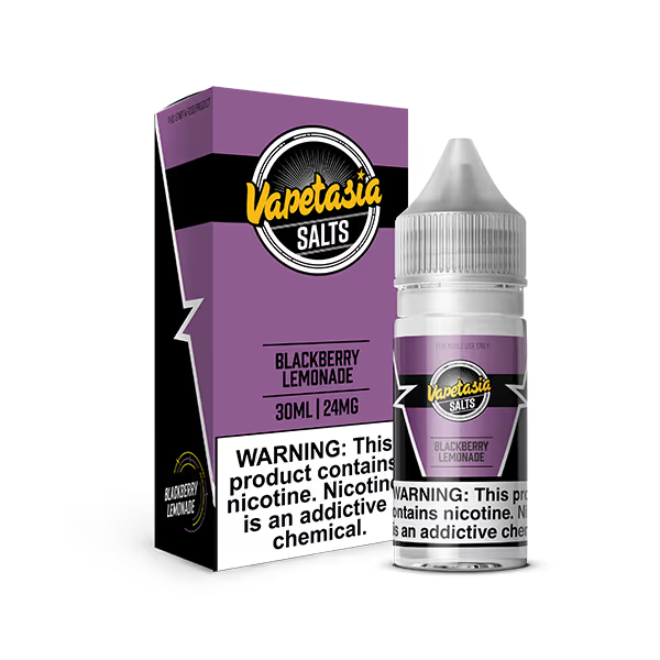 VAPETASIA NIC SALT E-LIQUID 30ML BLACKBERRY LEMONADE - 48MG
