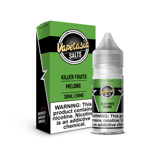 VAPETASIA NIC SALT E-LIQUID 30ML KILLER FRUITS MELONS - 48MG