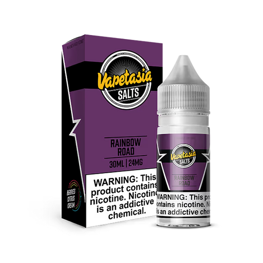 VAPETASIA NIC SALT E-LIQUID 30ML RAINBOW ROAD - 48MG
