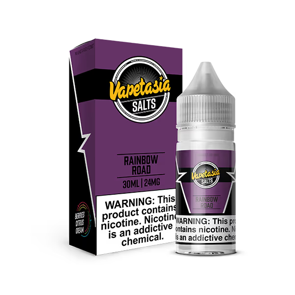 VAPETASIA NIC SALT E-LIQUID 30ML RAINBOW ROAD - 24MG