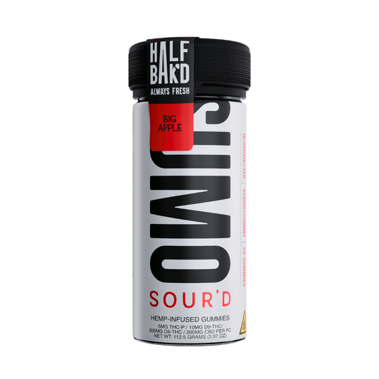 Half Bak'd Sumo Blend Gummies 10000mg - SOUR'D Big Apple