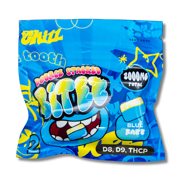 Bits Gummies 2,000mg- Blue Razz