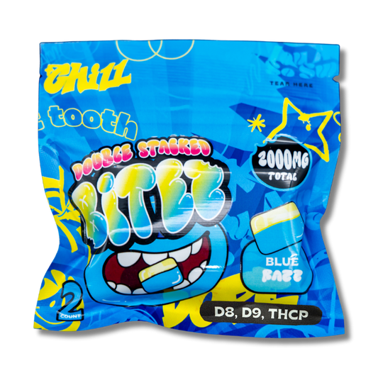 Bits Gummies 2,000mg- Blue Razz