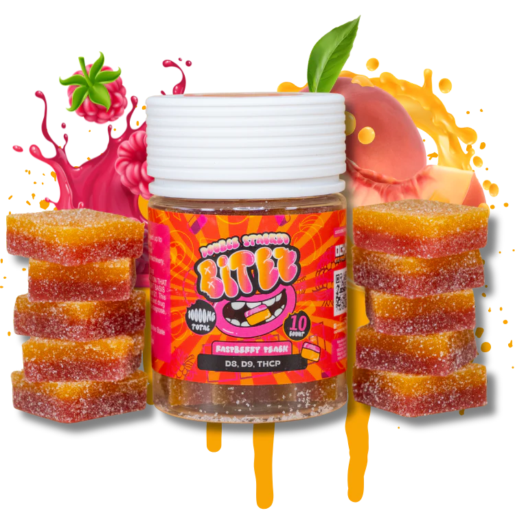 Bitez- Raspberry Peak 10,000mg Jar
