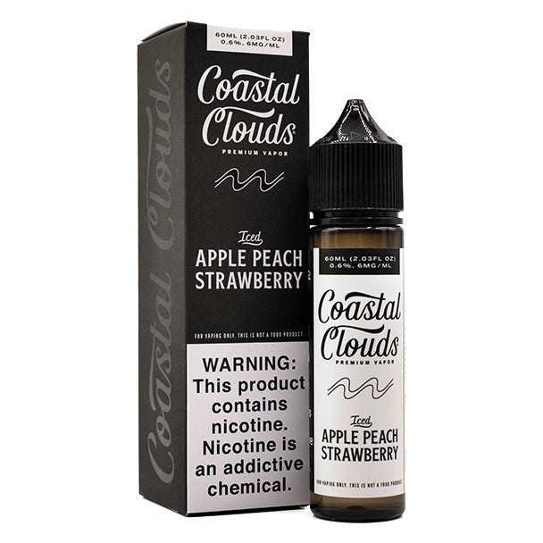 Coastal Cloud Iced- Apple Peach Strawberry 6mg