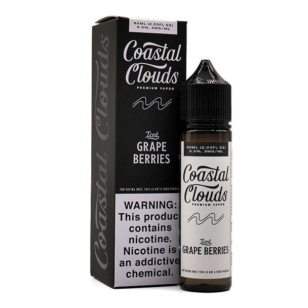 Coastal Cloud Iced- Grape Berries 3mg