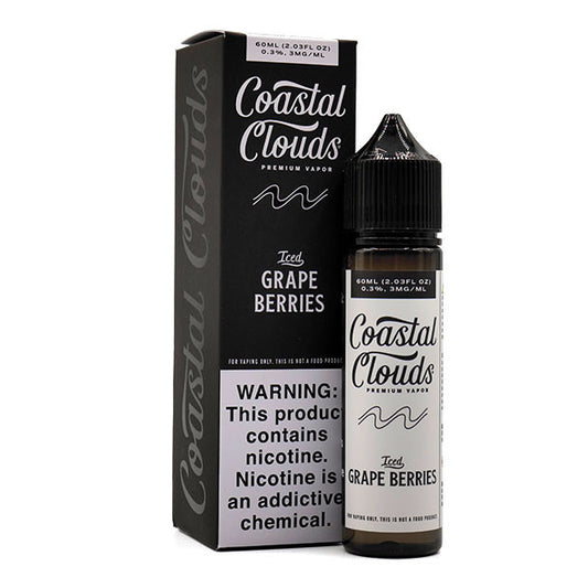 Coastal Cloud Iced- Grape Berries 3mg