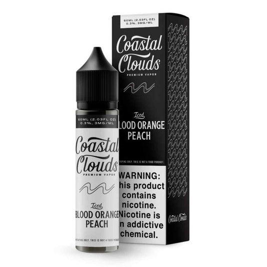 Coastal Cloud Iced- Blood Orange Peach 3mg