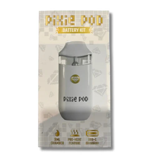 Pixie Pod- Battery Kit - white