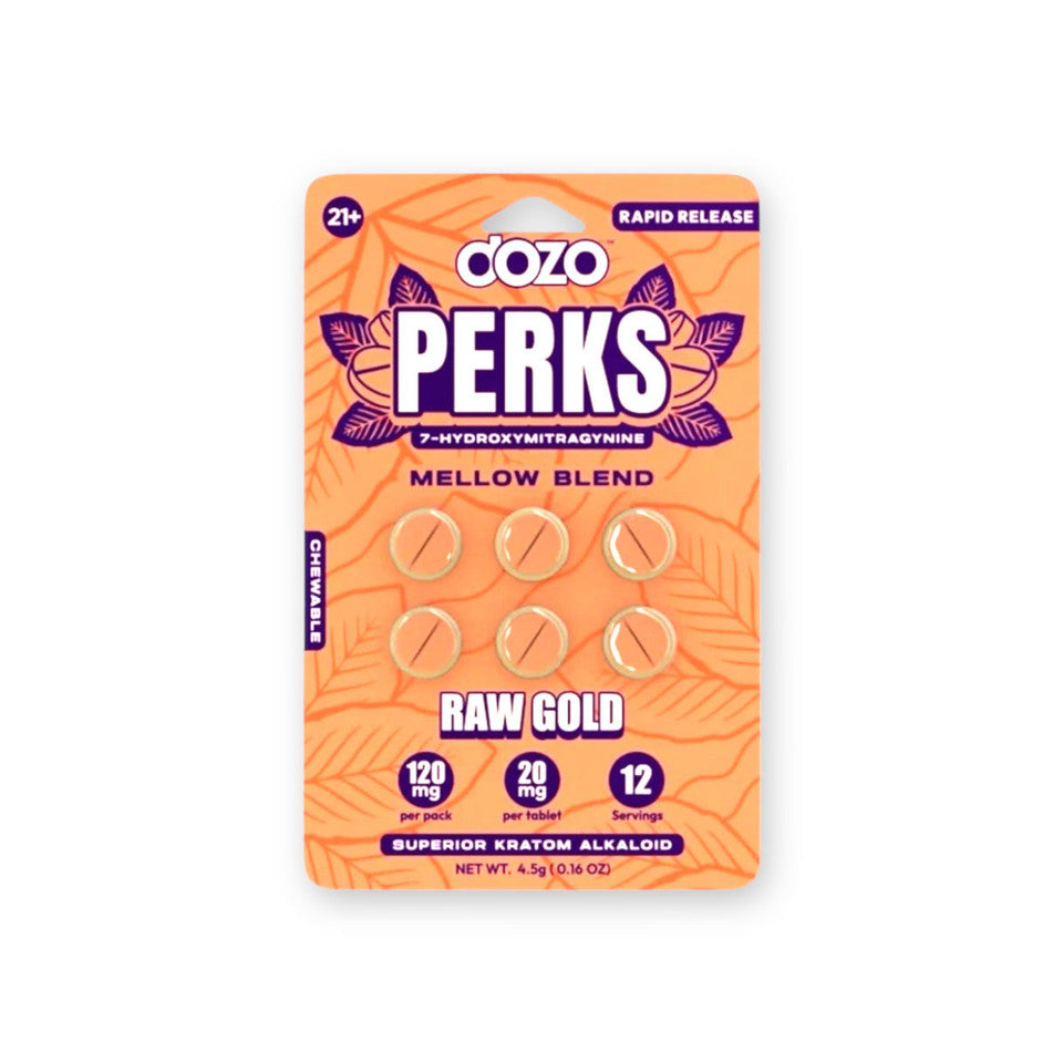 Dozo Perks 120mg- Raw Gold