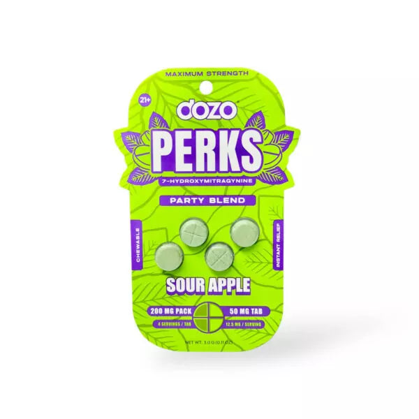 Dozo Perks 200mg- Sour Apple
