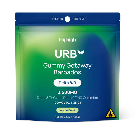 Urb D8/D9 gummies- Apple Berri