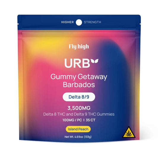 Urb D8/D9 gummies- Island Peach