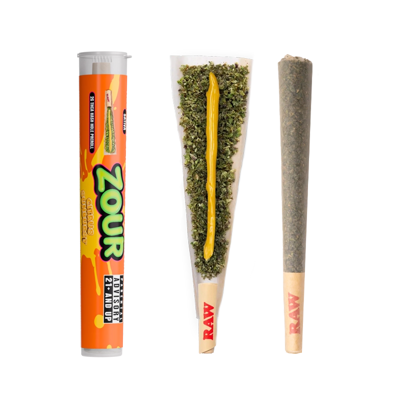 Zour Stash- Pre-Roll 1pk Citrus Sunburst Sativa