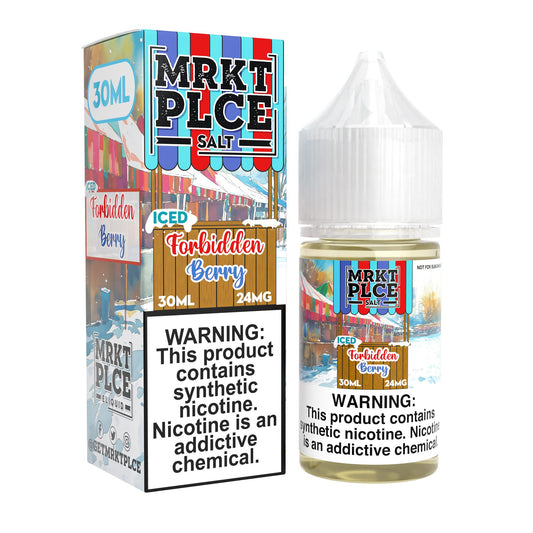 MRKT PLCE E-LIQUID 30ML ICED FORBIDDEN BERRY - 48MG