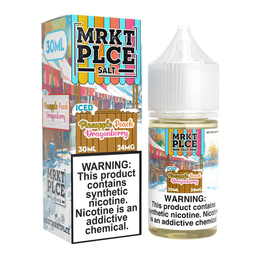 MRKT PLCE E-LIQUID 30ML ICED PINEAPPLE PEACH DRAGONBERRY - 48MG