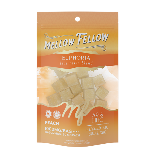 Mellow Fellow- M-fusions Edibles- 1000mg Peach