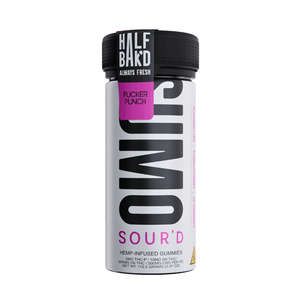 Half Bak'd Sumo Blend Gummies 10000mg - SOUR'D Pucker Punch