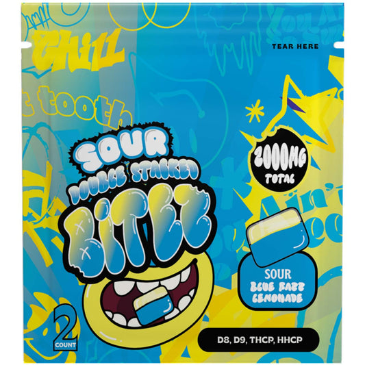 Bites Gummies 2,000mg- Sour Blue Razz Lemonade