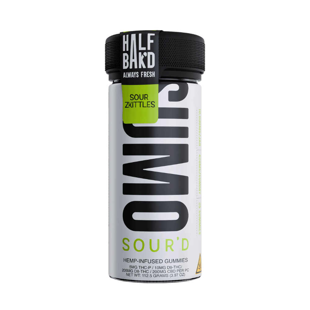 Half Bak'd Sumo Blend Gummies 10000mg - SOUR'D Sour Zkittles
