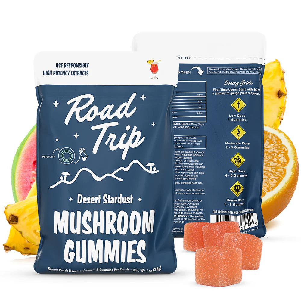 Road Trip- Mushroom Gummies- Sunset Punch