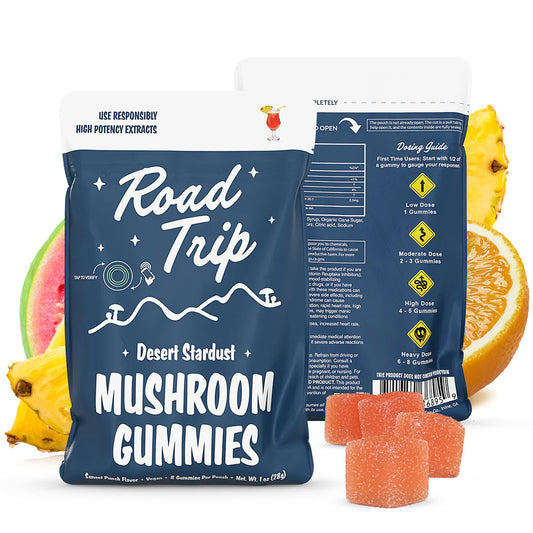 Road Trip- Mushroom Gummies- Sunset Punch