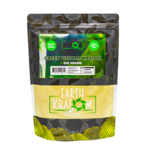 EARTH KRATOM 1/2 Kilogram Powder- GREEN VIETNAM