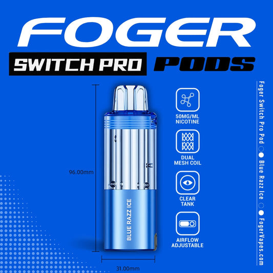 Foger Pod- Blue Razz Ice