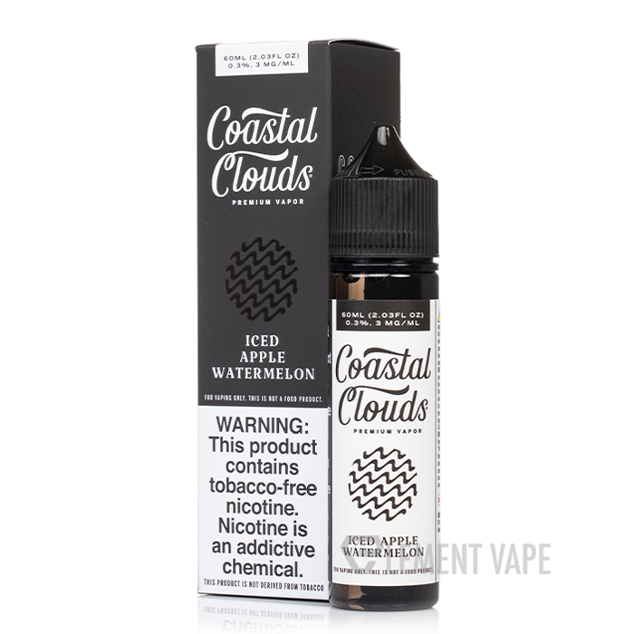 Coastal Cloud Iced- Apple Watermelon 3mg
